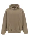 Fear Of God Kangaroo Pocket Relaxed Fit Hoodie In Brown