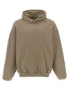 Fear Of God Kangaroo Pocket Relaxed Fit Hoodie In Neutral
