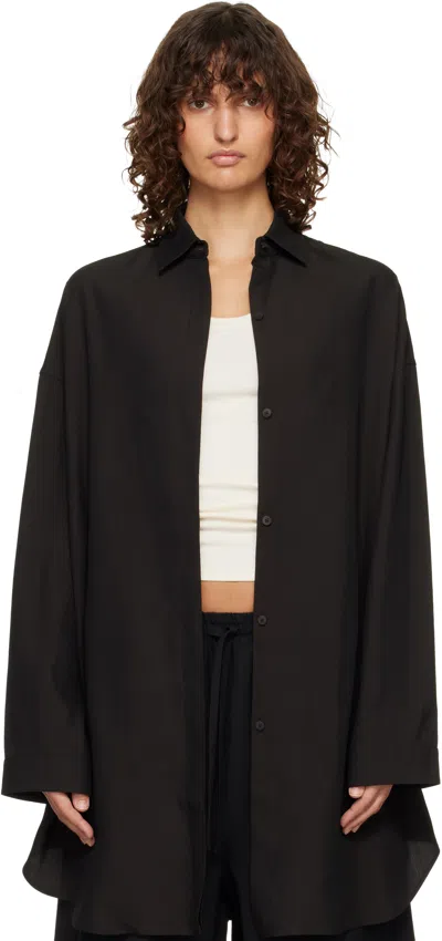 Fear Of God Brown Relaxed Shirt In Black