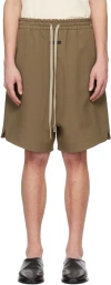 FEAR OF GOD BROWN RELAXED SHORTS