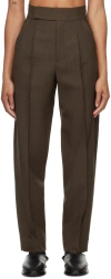 FEAR OF GOD BROWN TAPERED TROUSERS