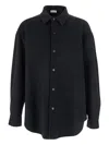Fear Of God Button-fastening Wool Shirt In Black