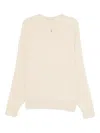 Fear Of God Button-front Waffle-knit Sweater In Neutral