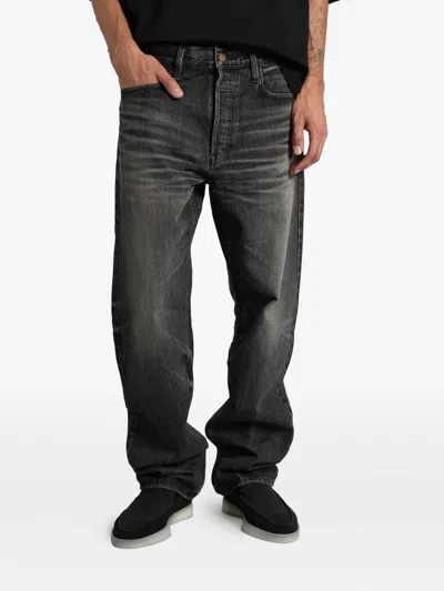 Fear Of God Button Jeans In Gray