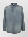Fear Of God Denim Button Up Shirt In Blue