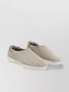Fear Of God Beige Mules With Logo Patch On The Back And Elasticized Heel In Suede Man In Neutrals