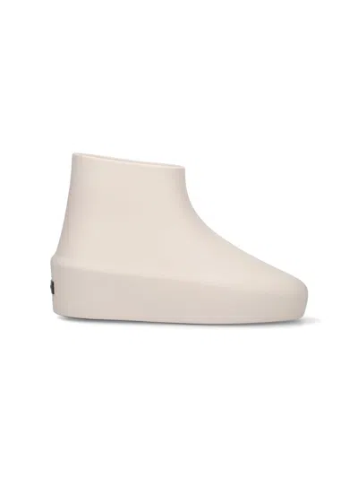 Fear Of God 'california' Ankle Boots In Cream