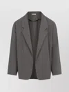 Fear Of God Casual Jacket With Notched Lapel And Soft Texture In Gray