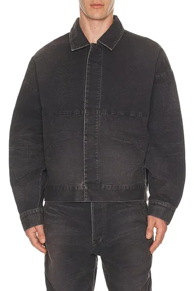 Fear Of God Canvas Utility Jacket In Black