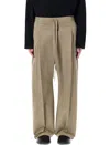 Fear Of God Relaxed Wide Leg Cargo Pants In Melange Beige