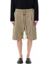 Fear Of God Cargo Shorts With Knee Length And Pleat Detailing