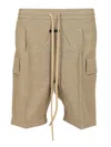 Fear Of God Cargo Shorts With Knee Length And Pleat Detailing