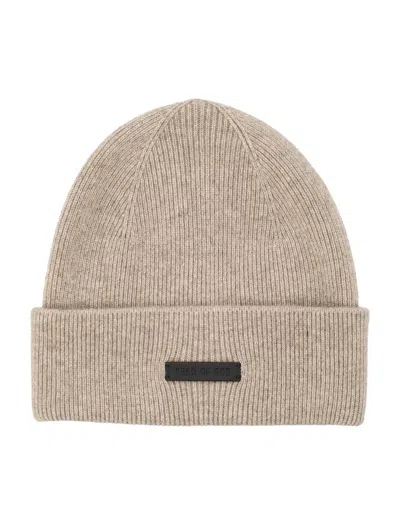 Fear Of God Men's Cashmere Beanie Hat In Neutrals