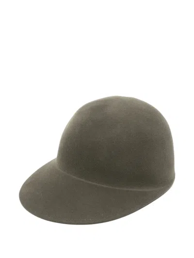 Fear Of God Cashmere-blend Cap In Green