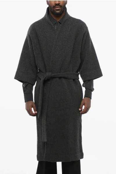 Fear Of God Cashmere Blend Coat With Belt