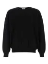 Fear Of God Cashmere Sweater With Long Sleeves And Ribbed Cuffs In Black