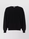 Fear Of God Cashmere Sweater With Long Sleeves And Ribbed Cuffs In Black