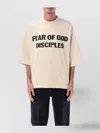 Fear Of God Casual Graphic Oversized T-shirt In Neutral