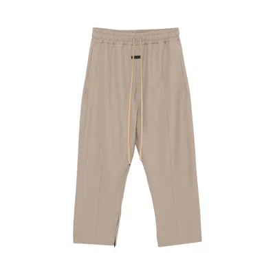 Pre-owned Fear Of God Center Seam Track Pant 'dusty Beige' | Tan | Men's Size L