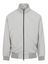 Fear Of God Cement Grey High Neck Track Jacket In Gray