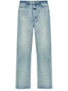 Fear Of God Blue Classic 5 Pocket Jeans In Light Blue