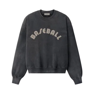 Pre-owned Fear Of God Classic Fit Half Raglan Sweatshirt 'off Black' | Men's Size L