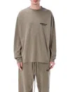 Fear Of God Grey Crew Neck T-shirt