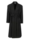 Fear Of God Classic Overcoat Coats Black In Black