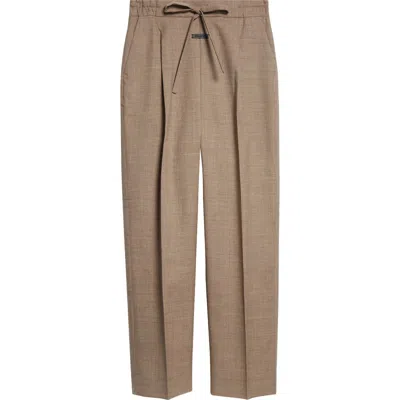 Fear Of God Classic Pleated Virgin Wool Pants In Neutral