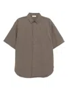 Fear Of God Classic Short Sleeve Button-up Shirt In Gray