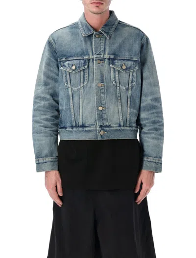 Fear Of God Classic Trucker Jacket - Size L In Blue