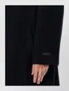 Fear Of God Coat Long Length Side Pockets In Black