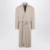 Fear Of God Beige Melange Double-breasted Coat Men In White