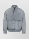Fear Of God Denim Trucker Casual Jackets And Parka Blue