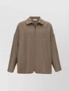 Fear Of God Collared Wool Jacket Long Sleeves Relaxed Fit