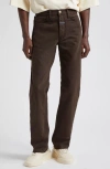 Fear Of God Mens Deer Brand-patch Straight-leg Jeans In Brown
