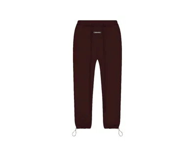 Pre-owned Fear Of God Core Sweatpants In Merlot