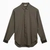 FEAR OF GOD FEAR OF GOD COTTON AND WOOL OXFORD SHIRT OLIVE