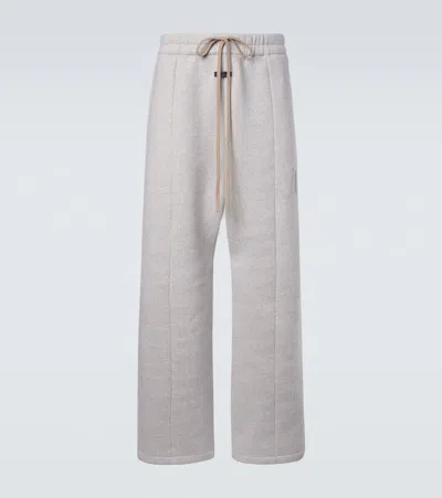 Fear Of God Cotton-blend Fleece Sweatpants In Gray