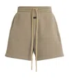 Fear Of God Cotton-blend Fleece Sweatshorts In Beige
