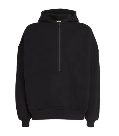 FEAR OF GOD COTTON-BLEND HALF-ZIP HOODIE