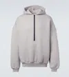 Fear Of God Long-sleeved Hooded Sweatshirt In Gray