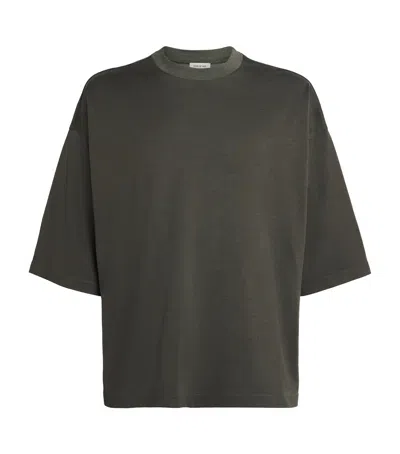 Fear Of God Cotton-blend Oversized T-shirt In Black