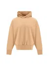 Fear Of God Men Cotton Hooded Sweatshirt In Nude