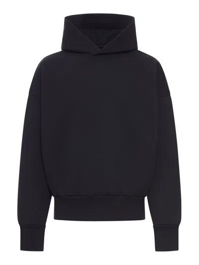 Fear Of God Cotton Hoodie In Black