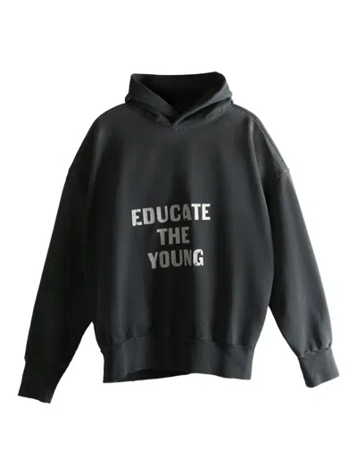 Fear Of God Cotton Hoodie In Gray