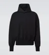 Fear Of God Oversized Hooded Sweatshirt With Ribbed Cuffs And Hem In Black