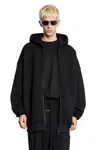 Fear Of God Cotton Nylon Zip-up Hoodie In Black