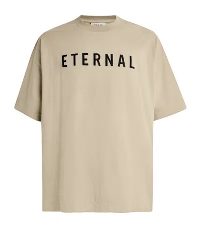 Fear Of God Long-sleeved Thunderbird T-shirt In Neutral