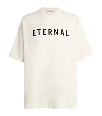 Fear Of God Cotton Oversized Eternal T-shirt In White